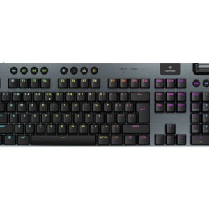 Tipkovnica Logitech G915 X LIGHTSPEED, GL Tactile, Wireless, črna, SLO g.