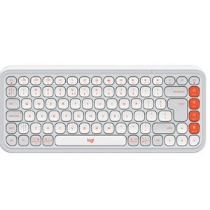 Tipkovnica Logitech Pop Icon Keys, Bluetooth, bela, SLO g.