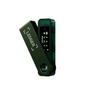 Ledger Nano S Plus, denarnica za Bitcoin in druge kriptovalute, Emerald Green