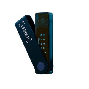 Ledger Nano X, denarnica za Bitcoin in druge kriptovalute, Sapphire Blue