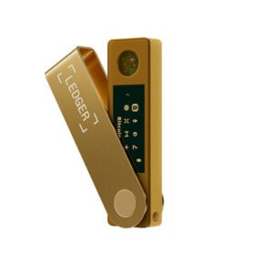 Ledger Nano X, denarnica za Bitcoin in druge kriptovalute, Zlata