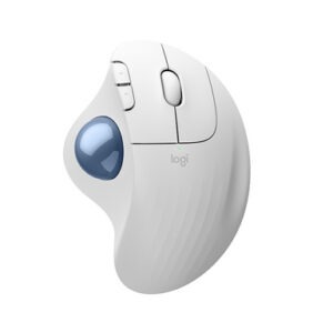 MIška Logitech M575 S Wireless Trackball, bela, Bluetooth