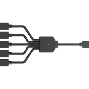 Kabel za ventilatorje Cooler Master, ARGB Splitter Cable, 1-v-5, 58 cm