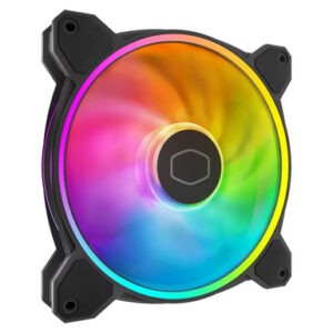 Ventilator za ohišje Cooler Master MasterFan MF140 Halo2 ARGB PWM 140mm, črn