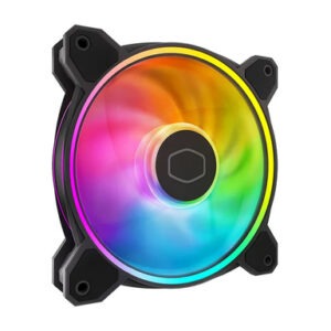 Ventilator za ohišje Cooler Master MasterFan MF120 Halo2 ARGB PWM 120mm, črn