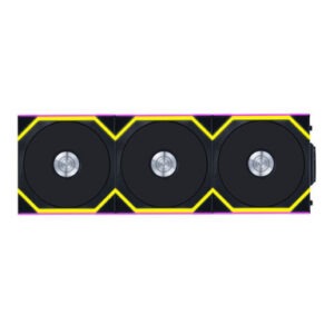 Ventilator za ohišje Lian Li UNI FAN SL Wireless 120 Reverse Blade ARGB PWM 120mm, 3 Pack + Kontroler, črn