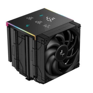 Hladilnik za procesor DeepCool AK620 Digital PRO, 2x 120mm, LCD, črn
