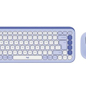 Tipkovnica in miška Logitech POP Icon Combo, Bluetooth, vijolična, SLO g.