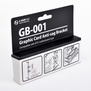 Nosilec Lian Li GB-001X Anti-Sag Bracket za grafično kartico, črn
