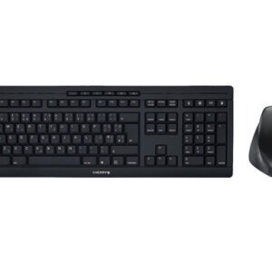 Tipkovnica in miška Cherry STREAM Desktop Comfort Wireless, črna, SLO g.