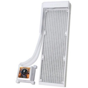 Komplet za tekočinsko hlajenje AIO Liquid Cooler Lian Li HydroShift LCD 360 Fanless, bel