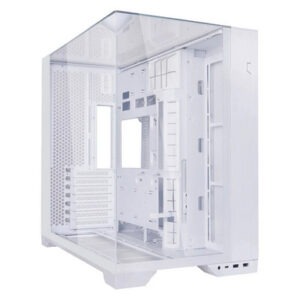 Računalniško ohišje Lian Li O11 Vision Compact, ATX, Midi-Tower, kaljeno steklo, belo