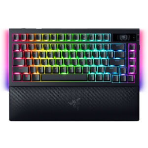 Tipkovnica Razer BlackWidow V4 Pro 75%, Oranžna stikala, US SLO g.