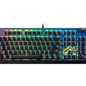 Tipkovnica Razer BlackWidow V4 X, rumena stikala, Fortnite Edition, US