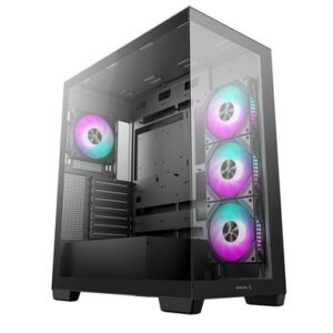 Računalniško ohišje DeepCool CG580 4F, ATX, Midi-Tower, kaljeno steklo, črno