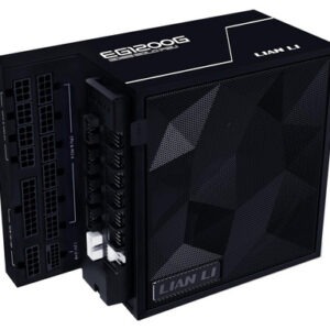 Napajalnik ATX Lian Li EDGE 1200W, 80 PLUS Gold, 12VHPWR, HUB, Modularni, črn