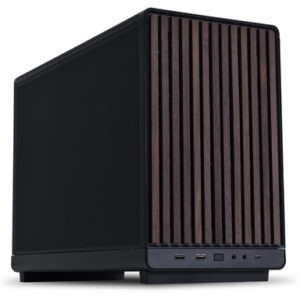 Računalniško ohišje Lian Li DAN Cases A3 Wood, Mesh, Micro-ATX, črno