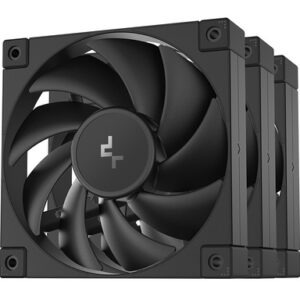 Ventilator za ohišje DeepCool FD12 3-in-1, PWM, 120mm, 3 Pack, črn