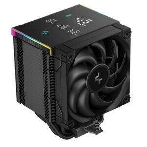 Hladilnik za procesor DeepCool AK500 DIGITAL PRO, 120mm, LCD, ARGB, črn
