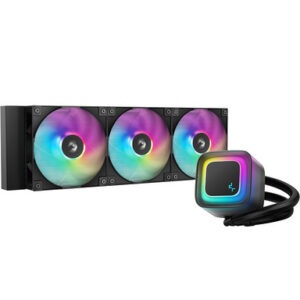 Komplet za tekočinsko hlajenje AIO Liquid Cooler DeepCool LE360 V2, 360mm, ARGB, črn