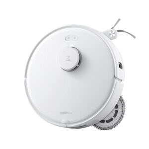Roborock Qrevo Curv 5A1 robotski sesalnik s samopraznilno postajo, bel