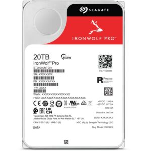 Seagate 20TB IronWolf PRO 3,5 SATA 6Gb/s 7200rpm 256MB HDD disk