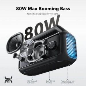 Anker Soundcore BOOM 2 prenosni Bluetooth zvočnik, črn