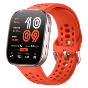 Športna ura Amazfit Bip 6 – AMOLED zaslon, GPS, rdeča