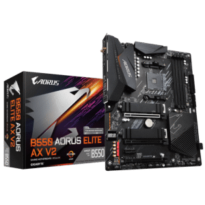 GIGABYTE B550 AORUS ELITE AX V2, DDR4, SATA3, USB3.2Gen2, DP, 2.5GbE, WIFI, AM4 ATX