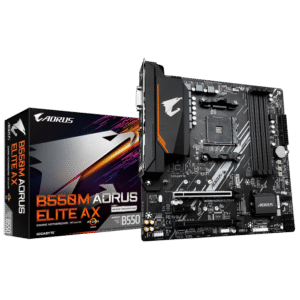 GIGABYTE B550M AORUS ELITE AX, DDR4, SATA3, USB3.2Gen1, HDMI, AM4 mATX