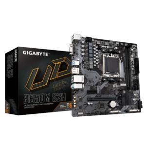 GIGABYTE B650M S2H, DDR5, SATA3, USB3.2Gen1, DP, AM5 mATX