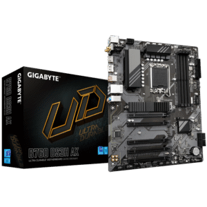 GIGABYTE B760 DS3H AX, DDR5, SATA3, USB3.2Gen2, DP, WiFi, LGA1700 ATX
