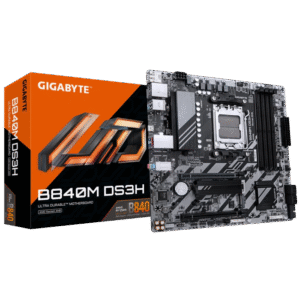 GIGABYTE B840M DS3H, DDR5, SATA3, USB3.2Gen1, DP, 2.5GbE, AM5 mATX