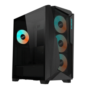 GIGABYTE C301 GLASS V2 USB 3.1 Gen2 Type-C ARGB osvetljeno ohišje, E-ATX črno