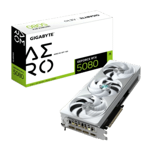Grafična kartica GIGABYTE GeForce RTX 5080 AERO OC 16G, 16GB GDDR7, PCI-E 5.0