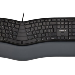 Tipkovnica Cherry KC 4500 ERGO, črna, USB, UK SLO g.