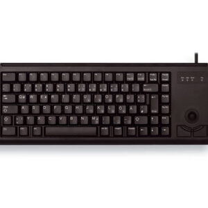 Tipkovnica Cherry G84-4420, trackball, črna, USB, US