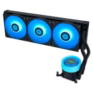 Komplet za tekočinsko hlajenje AIO Liquid Cooler Lian Li GA II Lite 360 RGB, ARGB, črn