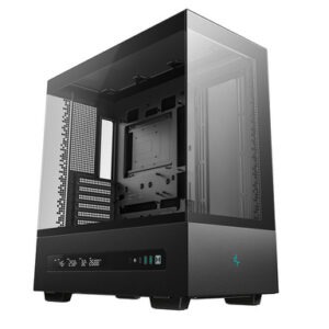 Računalniško ohišje DeepCool CH690 DIGITAL,  ATX, Midi-Tower, LCD, kaljeno steklo, črno