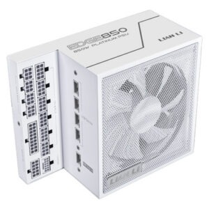Napajalnik ATX Lian Li EDGE 850W, 80 PLUS Platinum, 12VHPWR, Modularni, bel