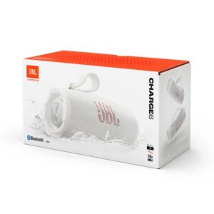 JBL Charge 6 Bluetooth prenosni zvočnik, bel