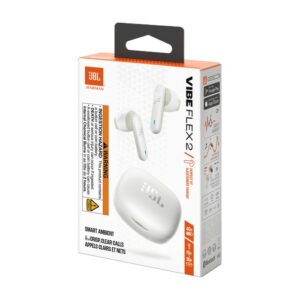 JBL Vibe Flex 2 TWS brezžične slušalke z mikrofonom, bele