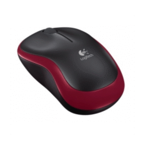 Logitech M185 Wireless mini miška, rdeča