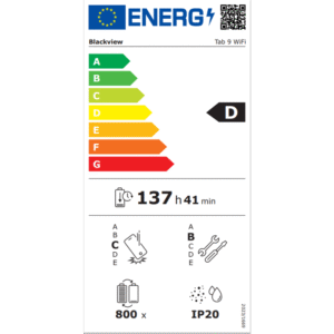 Blackview TAB9 Wi-Fi 11 tablični računalnik 6GB+256GB, priložen ovitek in zaščitno steklo, siva