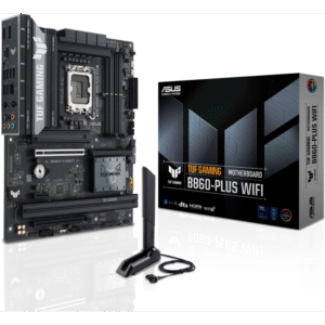 ASUS TUF GAMING B860-PLUS WIFI, DDR5, SATA3, USB4, DP, 2.5GbE, Wi-Fi 7, LGA1851 ATX