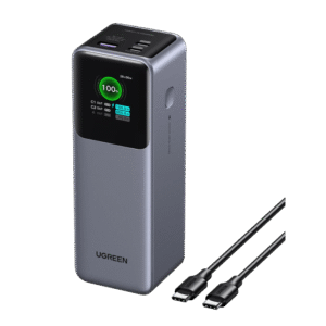 Ugreen prenosna polnilna baterija 25.000mAh, 200W s pametnim digitalnim zaslonom