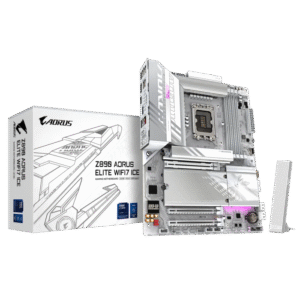 GIGABYTE Z890 AORUS ELITE WIFI7 ICE, DDR5, SATA3, USB4, DP, 2.5GbE, WIFI 7, LGA1851 ATX