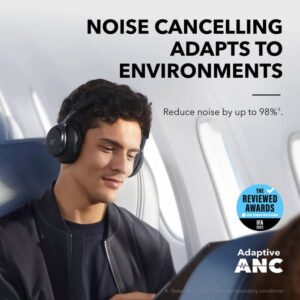 Anker Soundcore Space One naglavne Bluetooth slušalke, roza