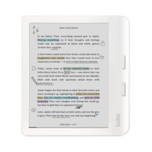 E-bralnik Kobo Libra Colour, 7'' Touch, 32GB, WiFi, bel