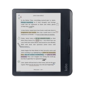 E-bralnik Kobo Libra Colour, 7'' Touch, 32GB, WiFi, črn
